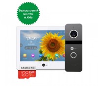 Комплект відеодомофону NeoLight ALPHA Hybrid HD KIT Graphite